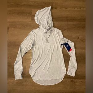 Reebok Hoodie Long Sleeve Slim Hoodie Light weight Fired up Marled Hoodie